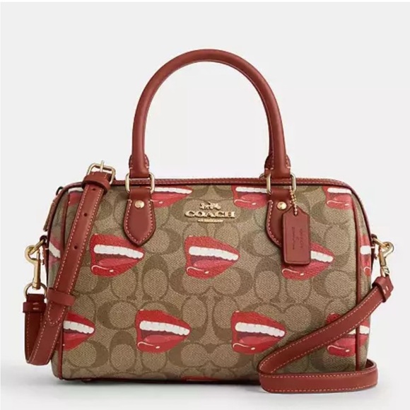 🎉SALE🎉Coach X Tom Wesselmann Rowan Satchel In Signature Canvas NWT - Picture 3 of 8